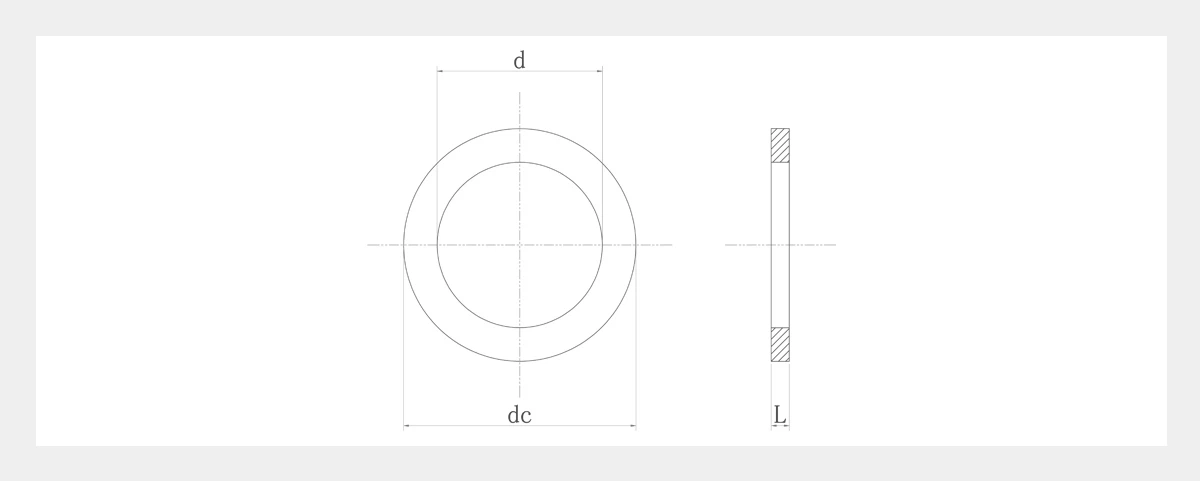 Stainless Steel Sealing Washers-2D Stainless Steel Sealing Washers-2D